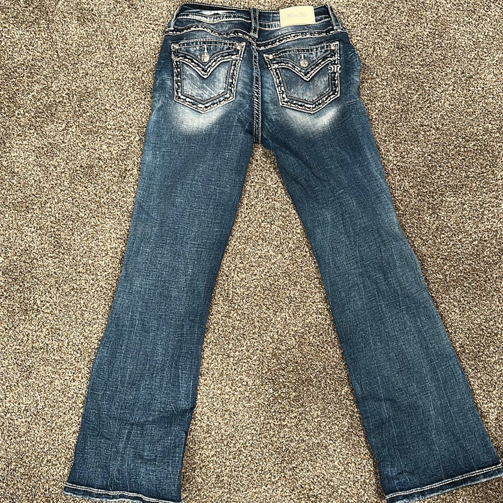 Miss Me mid-rise boot cut jeans 25 x 30